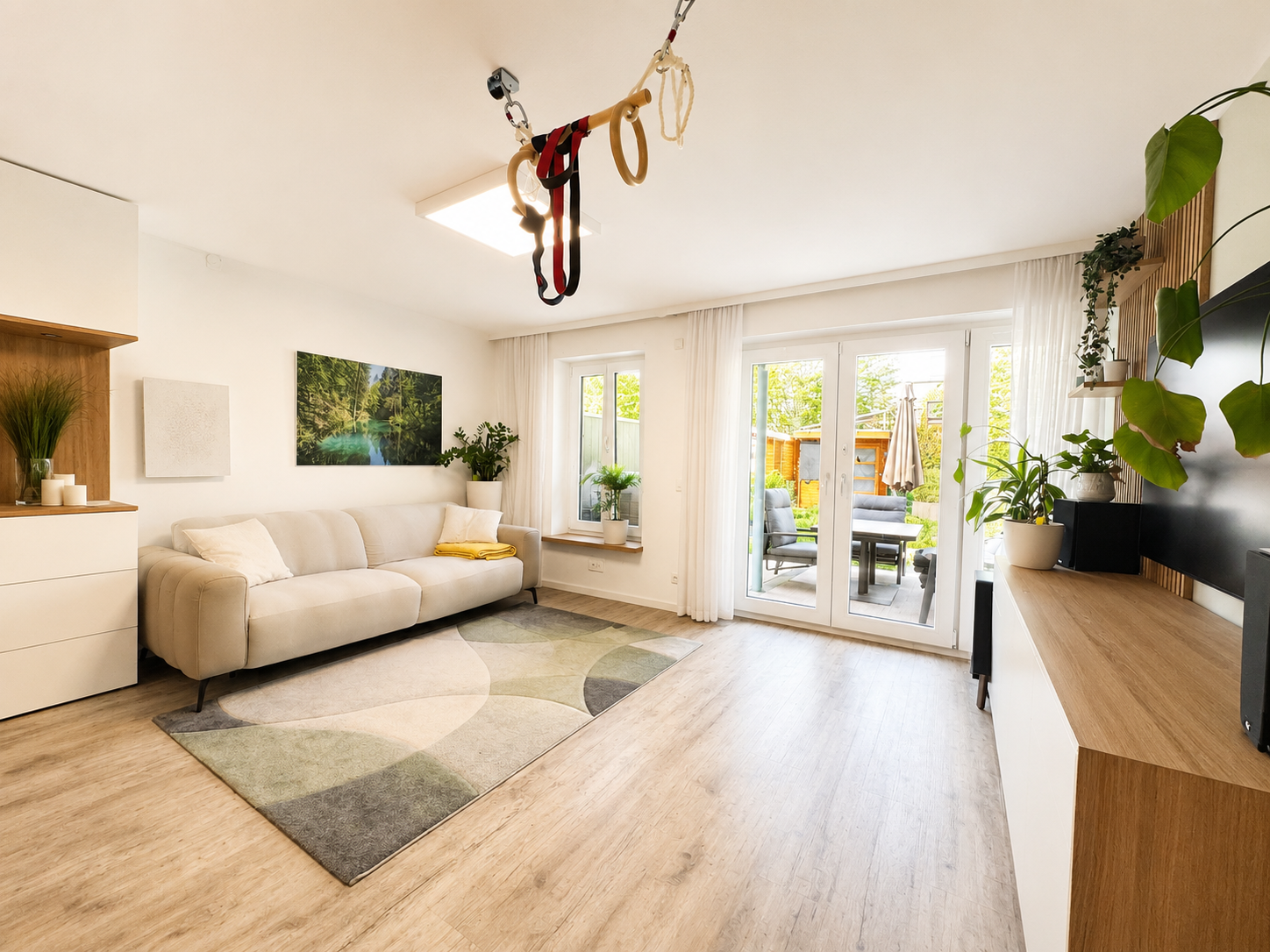 Helles Wohnzimmer