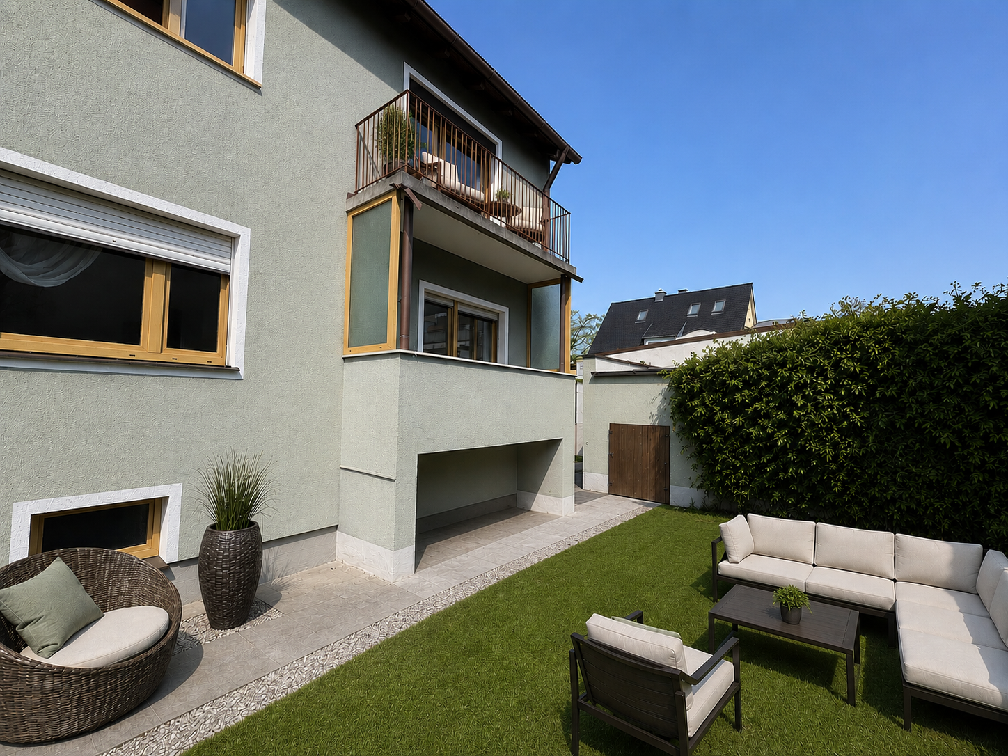 Blick in den Garten
