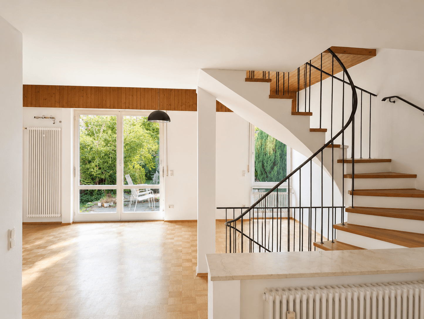 Blick in das Wohnzimmer
