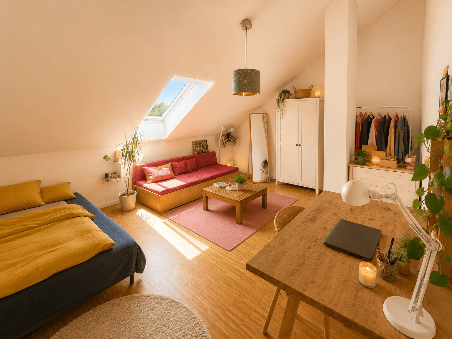 Dachgeschoss Schlafzimmer